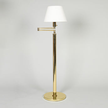 Billy Baldwin Standard Lamp. Made to order. Lacquered Brass.