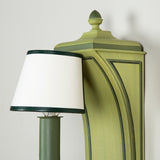 Chatsworth Wall Light in a dragged finish and with bespoke half-shades. Bespoke finishes also available by quotation.