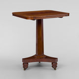 A SMALL EARLY 19TH C. OCCASIONAL TABLE.