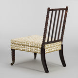 A LOW BOBBIN SIDE CHAIR.