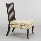 A LOW BOBBIN SIDE CHAIR.