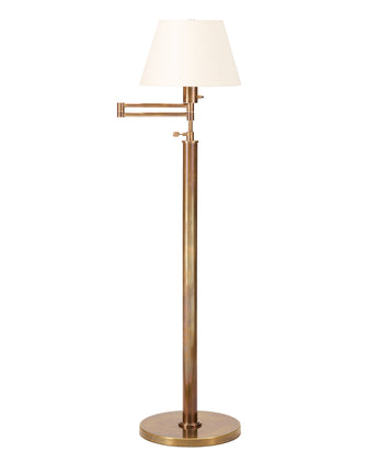 BILLY BALDWIN STANDARD LAMP - ANTIQUED BRASS