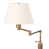 BILLY BALDWIN STANDARD LAMP - ANTIQUED BRASS