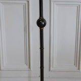A CHIC 20TH CENTURY FRENCH METAL FLOOR STANDING LIGHT.