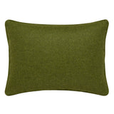 A PAIR OF HANDSTICHED NEEDLEPOINT PANELS OF SQUIGGLE MOSS MADE UP AS CUSHIONS.