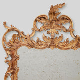 RECTANGULAR GILTWOOD MIRROR.