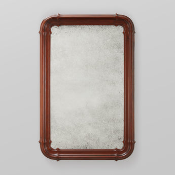 RECTANGULAR 19TH/20TH CENTURY MIRROR.