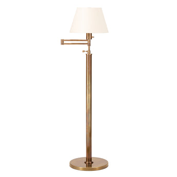 BILLY BALDWIN STANDARD LAMP - ANTIQUED BRASS