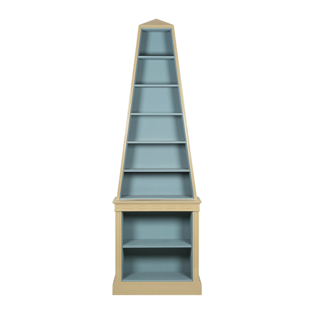 A PAINTED PYRAMID BOOKCASE – Sibyl Colefax & John Fowler