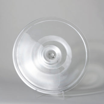 A large round blown glass disk, late 19th, early 20th C.