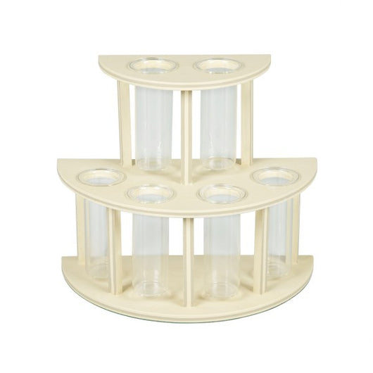 A TWO-TIER FLOWER HOLDER - PAINT CHART COLOUR NO.10