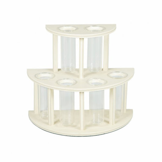 A TWO-TIER FLOWER HOLDER - PAINT CHART COLOUR NO.11