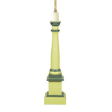 LARGE WOODEN COLUMN LAMP