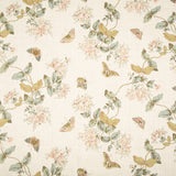 Sibyl Colefax  John Fowler - 'Honeysuckle Pale Green' printed fabric.