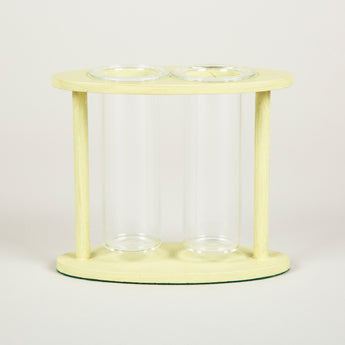 A Compton oval flower holder - Pale green.