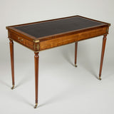 A very elegant, well proportioned Louis XVI period mahogany tric trac table with brass mounts. French circa. 1790.