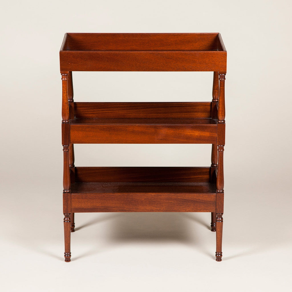 A RECTANGULAR THREE TIER TABLE – Sibyl Colefax & John Fowler