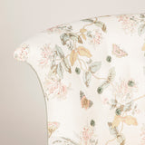 The Avery armchair. Made to order  in the fabric of your choice.