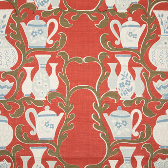 Sibyl Colefax & John Fowler - 'Pots' printed fabric.