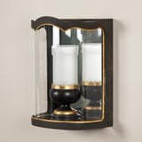 Convex Wall Lantern. Made to order in three sizes with bespoke finishes available. Price dependent on size and finish.