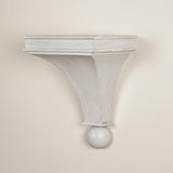 Square section ball finial wall brackets. Finished to our paint studio colours.